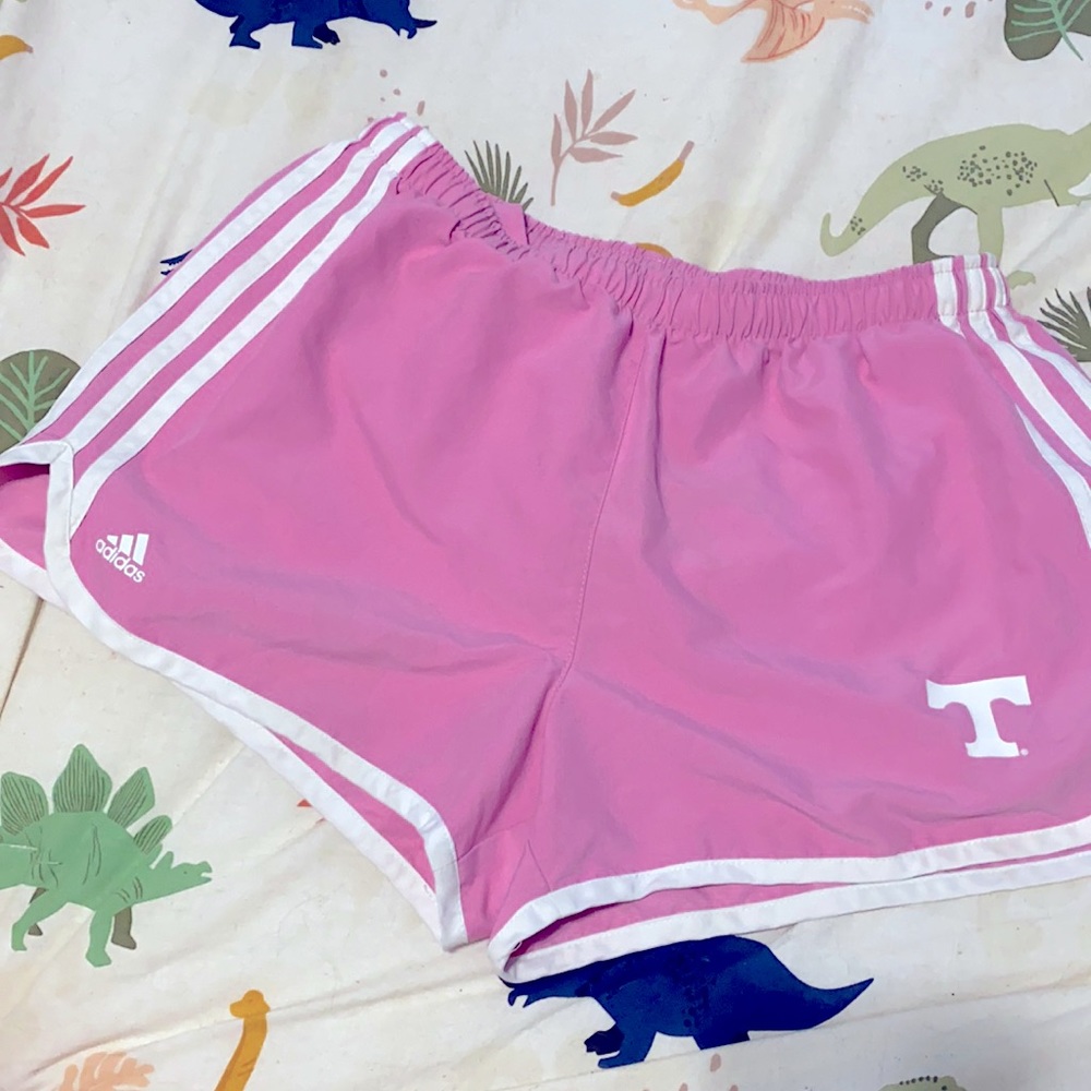 PINK ADIDAS SHORTS